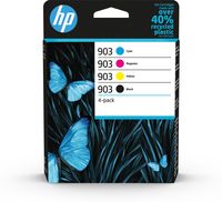 HP 903 4-pack originele inktcartridges, cyaan/magenta/geel