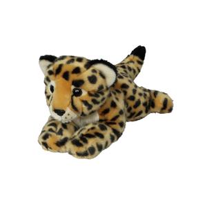 Nature Planet pluche knuffel - cheetah/jachtluipaard - 33 cm - dieren knuffels