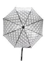 Karl Lagerfeld parapluie à imprimé K/Ikonik 2.0 - Blanc