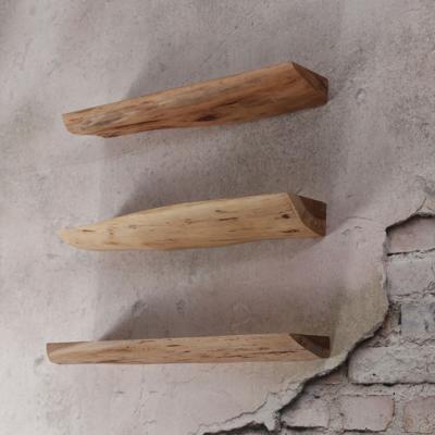 Wandplank 'Erica' Boomstam, Set van 3 stuks