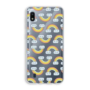 Regenboog: Samsung Galaxy A10 Transparant Hoesje