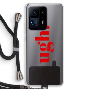Ugh: Xiaomi Mi Mix 4 Transparant Hoesje met koord