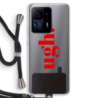 Ugh: Xiaomi Mi Mix 4 Transparant Hoesje met koord