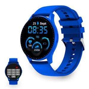 Ksix Core AMOLED Smartwatch met sport/gezondheidsmodus - Blauw