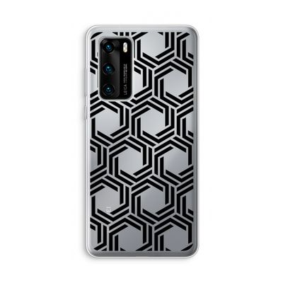 Geometrisch patroon: Huawei P40 Transparant Hoesje