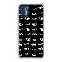Eye pattern #3: Motorola Moto G9 Plus Transparant Hoesje