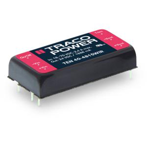 TracoPower TEN 40-7223WIR DC/DC-converter, print 110 V/DC 15 V/DC, -15 V/DC 1.333 A 40 W Aantal uitgangen: 2 x Inhoud 1 stuk(s)