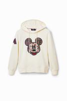 Sweatshirt met grote patch van Mickey Mouse - WHITE - L