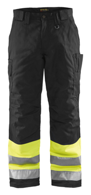 Blåkläder Winterwerkbroek High-Vis 18621811 | High Vis Geel/Zwart | Maat C54 - 7330509369685
