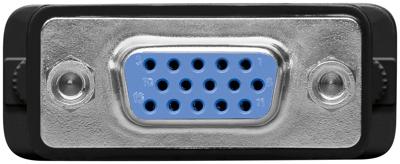 Goobay 69971 tussenstuk voor kabels DVI VGA Zwart