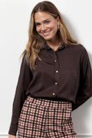 Studio Anneloes Marisol Mono Jacquard Blouse Blouse 8700 Espresso