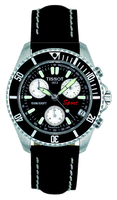 Horlogeband Tissot T16142651 / T600013021 Leder Zwart 20mm - thumbnail