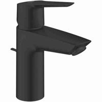 Eéngreeps wastafelmengkraan - GROHE Start - 242092432 - Mat zwart - Maat S - Waterbesparend - Uittrekbaar en afvoer