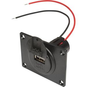 ProCar Power USB Einbausteckdose EV mit Montageplatte und Deckel Power USB inbouwstopcontact met montageplaat en deksel Stroombelasting (max.): 3 A Geschikt