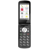 Emporia TOUCHsmart.2 Senioren clamshell telefoon IP54, SOS-knop, Spatwaterdicht, Stofvrij Zwart - thumbnail