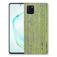 Samsung Galaxy Note 10 Lite | Bumper Hoesje | Green Wood