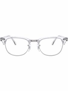 Ray-Ban lunettes de vue Clubmaster à monture transparente - Blanc