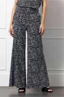 Studio Anneloes Xx Pilar Leaves Trousers 12661 Broek 9011 Black/off White