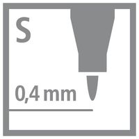 STABILO OHPen, permanent marker, superfine 0.4 mm, blauw, per stuk - thumbnail