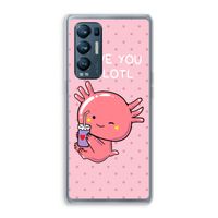 Love You A Lotl: Oppo Find X3 Neo Transparant Hoesje