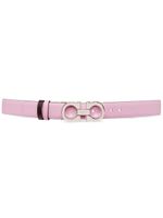 Ferragamo ceinture réversible à boucle Gancini - Rose