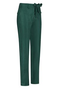 Studio Anneloes Mita Faux Leather Trousers 09428 Broek 7300 Dark Green