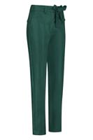 Studio Anneloes Mita Faux Leather Trousers 09428 Broek 7300 Dark Green