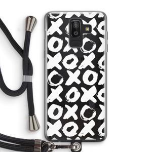 XOXO: Samsung Galaxy J8 (2018) Transparant Hoesje met koord