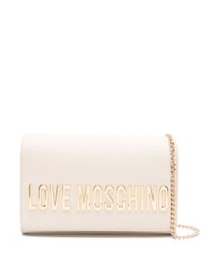 Love Moschino sac à bandoulière à logo lettre - Tons neutres