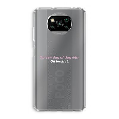 gij beslist: Xiaomi Poco X3 Pro Transparant Hoesje