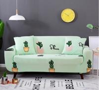 Sofa covers all-inclusive slip-resistente sectionele elastische volledige Bank cover sofa cover en kussensloop specificatie: twee Seat2 + pc's kusse