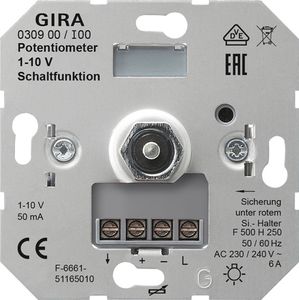 Gira 1-10v dimmer 030900 schakelfunctie