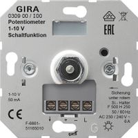 Gira 1-10v dimmer 030900 schakelfunctie