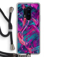 Pink Clouds: OnePlus 8 Pro Transparant Hoesje met koord