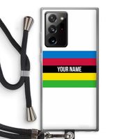 WK Wielrennen: Samsung Galaxy Note 20 Ultra / Note 20 Ultra 5G Transparant Hoesje met koord