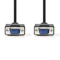 Nedis CCGB59000BK20 Vga-kabel Vga Male - Vga Male 2,0 M Zwart - thumbnail