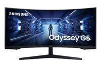 Samsung Odyssey C34G55TWWP 86,4 cm (34") 3440 x 1440 Pixels UltraWide Dual Quad HD LED Zwart - thumbnail