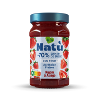 Natu Aardbeienjam bio 240 Gram