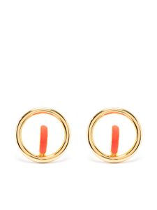 Charlotte Chesnais petites boucles d'oreilles Saturn