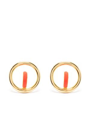 Charlotte Chesnais petites boucles d'oreilles Saturn