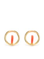 Charlotte Chesnais petites boucles d'oreilles Saturn
