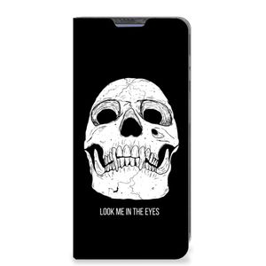 Mobiel BookCase Poco X4 Pro 5G Skull Eyes