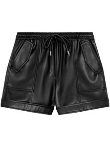 Simkhai short Doah en cuir artificiel - Noir