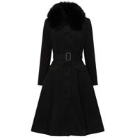 Hearts & Roses Matilda Swing Coat Black-S
