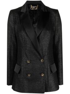 Elisabetta Franchi blazer à boutonnière croisée - Noir