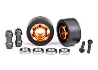 Traxxas - Wheels, wheelie bar, 6061-T6 aluminum (orange-anodized) (TRX-7775T) - thumbnail