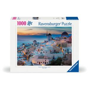 Ravensburger puzzel avond in Santorini - 1000 stukjes