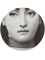 Fornasetti assiette imprimée - Noir - thumbnail