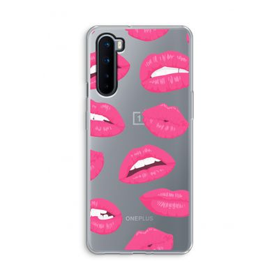 Bite my lip: OnePlus Nord Transparant Hoesje