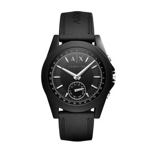 Horlogeband Armani Exchange AXT1001 Silicoon Zwart 22mm